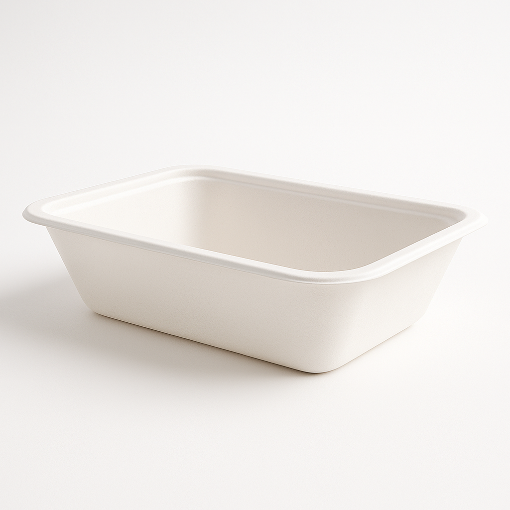 Remix Container 1800 ml sugarcane container — Deliveroo Packaging Belgium