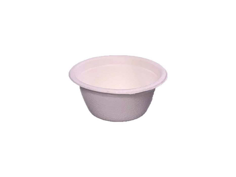 Cane pulp sauce container, white 60 ml